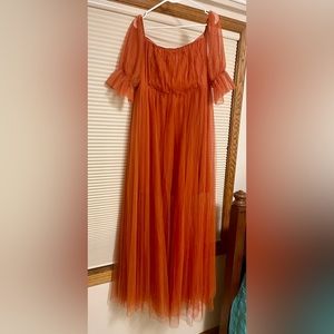 Ever Pretty Rust Special Occasion Maxi Dress 3XL NWT
